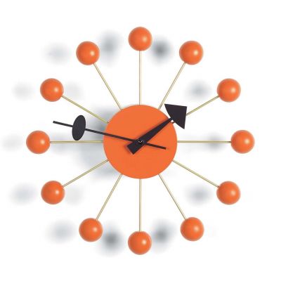 Ball Clock - orange